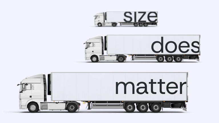 Visual Identity Size Matters Article Eyebrowse | Eyebrowse Design and Direction