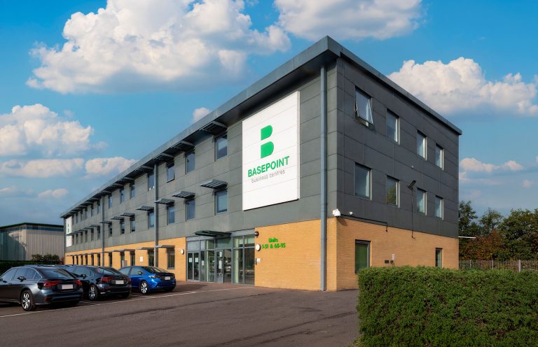 Eyebrowse design studio office at Basepoint Business Centre in Marsh Barton, Exeter. Independent visual identity and website designer.