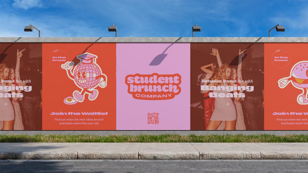 Student Brunches billboard design | Eyebrowse Design and Direction
